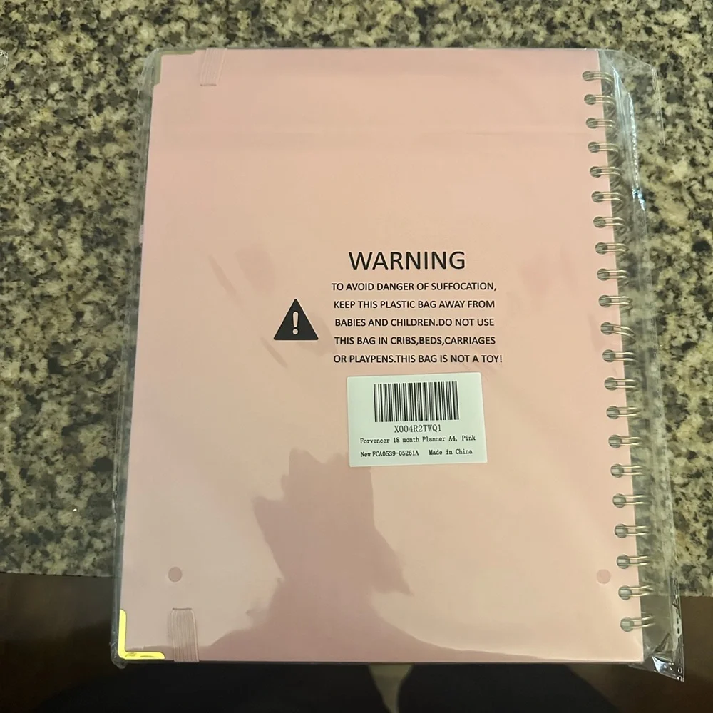 Five Star Pink Spiral 26-27 planner